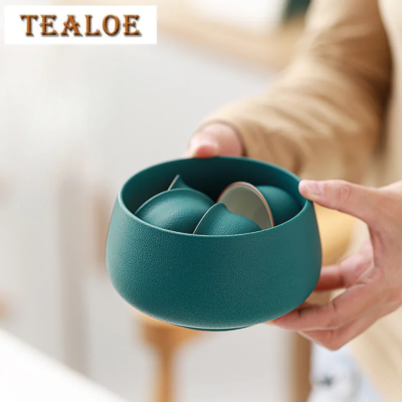 

450ml Handmade Crude Pottery Tea Washing Basin Jianshui Tea Wash Bowl Writing-brush Washer Tea Residue Bucket Chaxi Teaset Craft