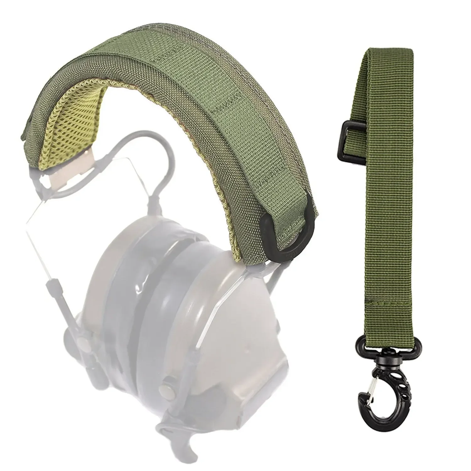 Outdoor Modular Headphone Cover Molle Headband for General Tactical Earmuffs Microphone Headset Cover Hunting Accessories