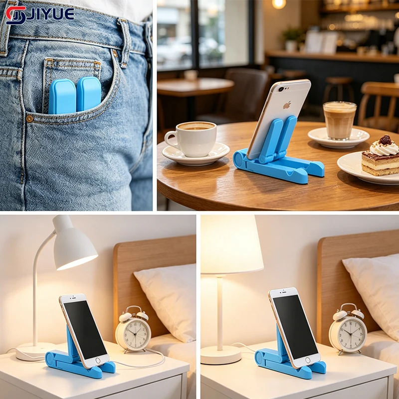 Desktops Adjustable Folding Bracket Holder Tablet computer and mobile phone holder portable Triangular heat dissipation rack