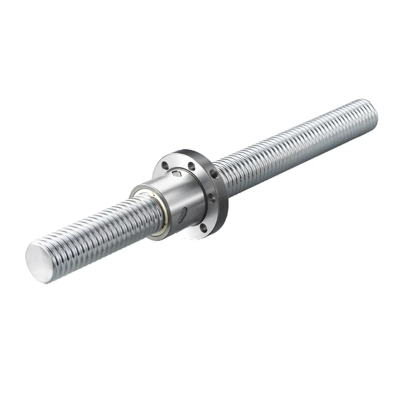 

New Steel Ball Screw CNC Milling Machine Rolled Ground Ball Screw Set Core Components for Motor Bearing Gear Pump Gearbox DIN