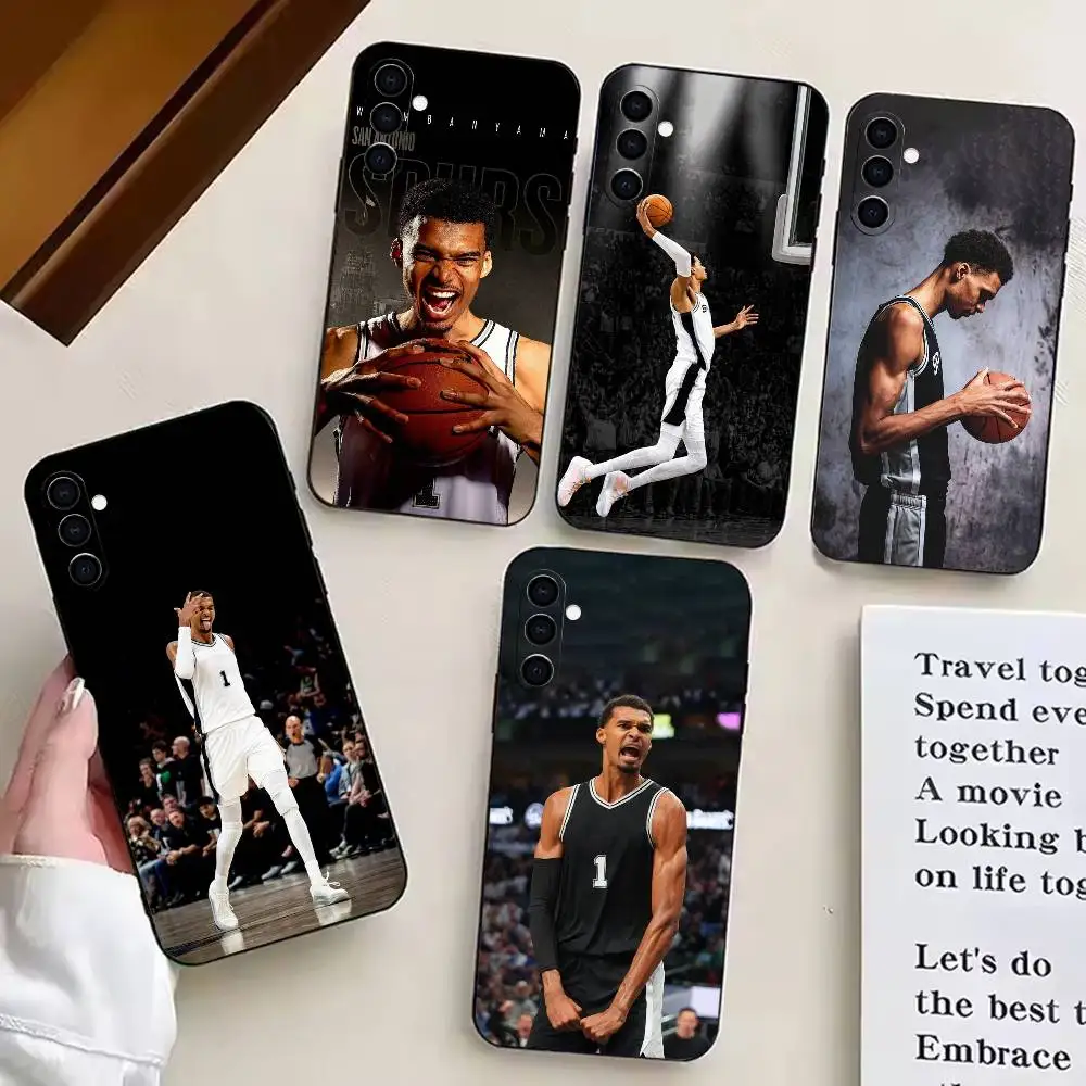 W-Wembanyama-am  Phone Case For Samsung Galaxy A20,A21s,A22,A31,A32,A52,A53,A72,73,A80 Soft Black Cover