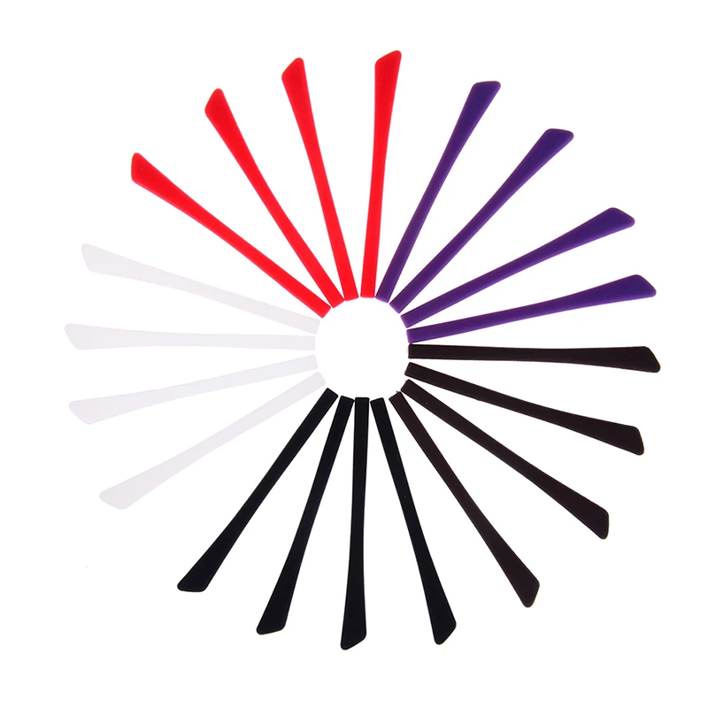 2/10 pairs Silicone Grip Temple Tip Holder Anti Slip Ear Hook Eyeglass Eyewear Accessories Eye Glasses Accessories view 3