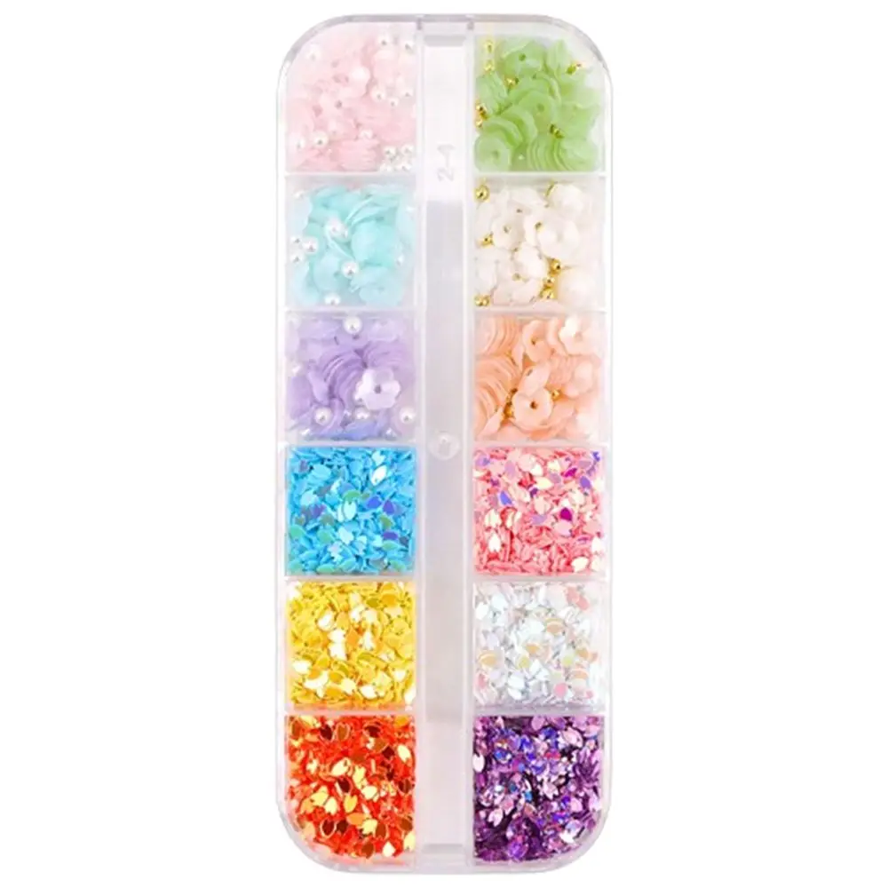 

Butterfly Flower Pearl Facial Decorative Patches Glitter Sequin Cute 3D Temporary Stickers Waterproof Sweet