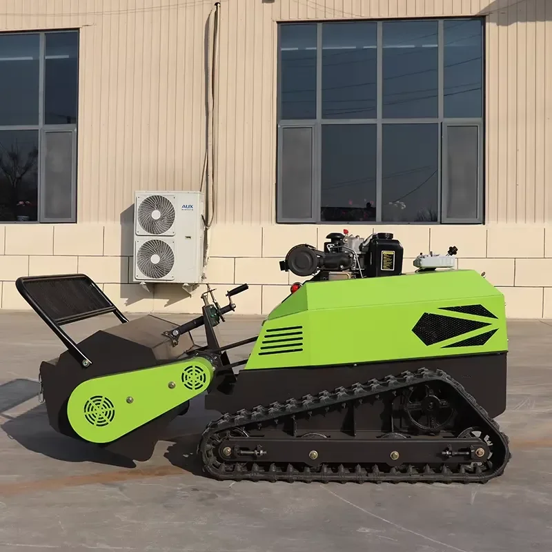 Crawler remote control lawn mower fully automatic lawn mower garden lawn trimmer weed clearing grass cutting artifact