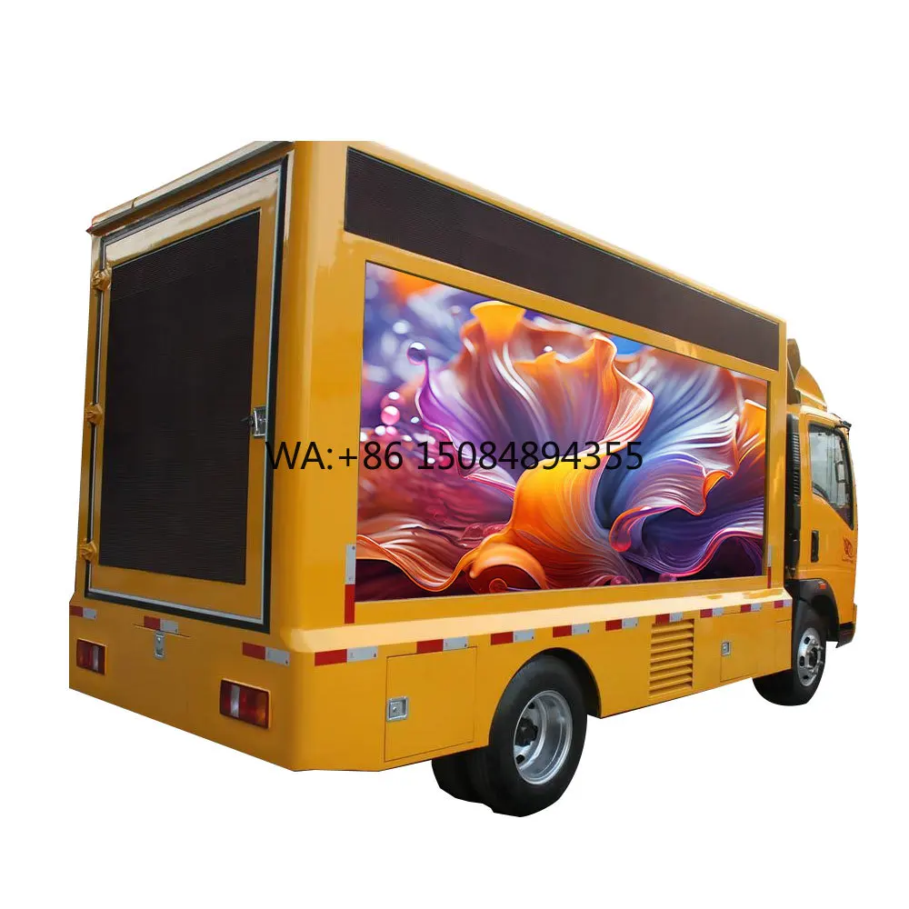 

Outdoor Mobile Media Solution LED Display Truck Advertising and Video Wall for Retail Stores SMD LED Chips