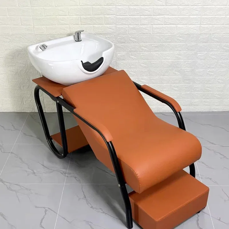 Exquisite Glamour Luxury Salon Chairs Aesthetic Minimalist Shampoo Chairs Sedia Parrucchiere Professionale Salon Furniture