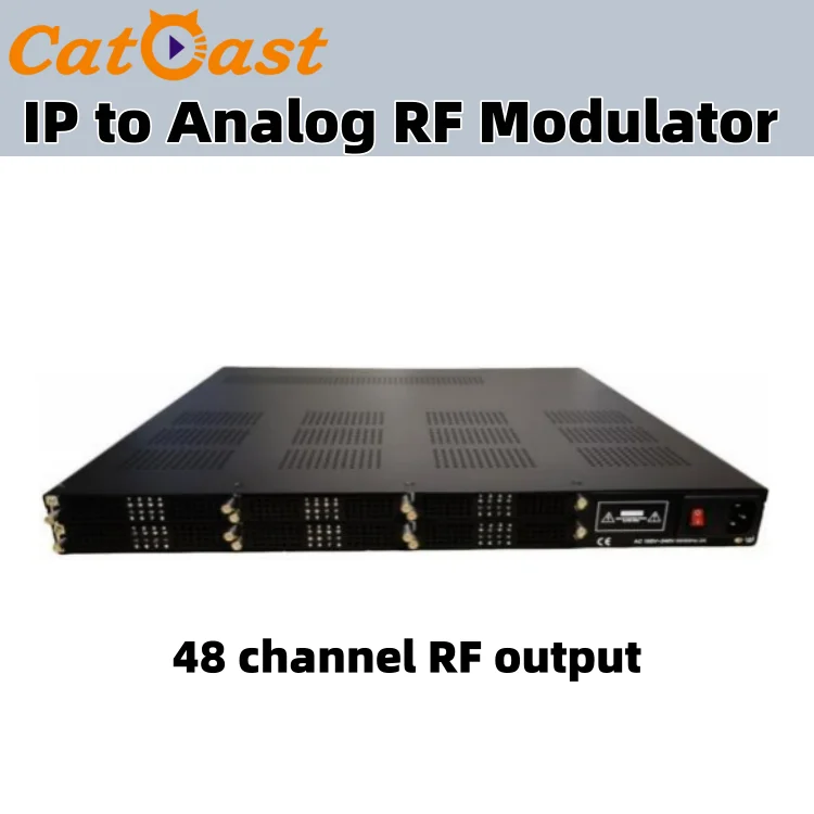 Factory 48CH IP to Agile Analog Modulator NTSC PAL for Analog TV Project
