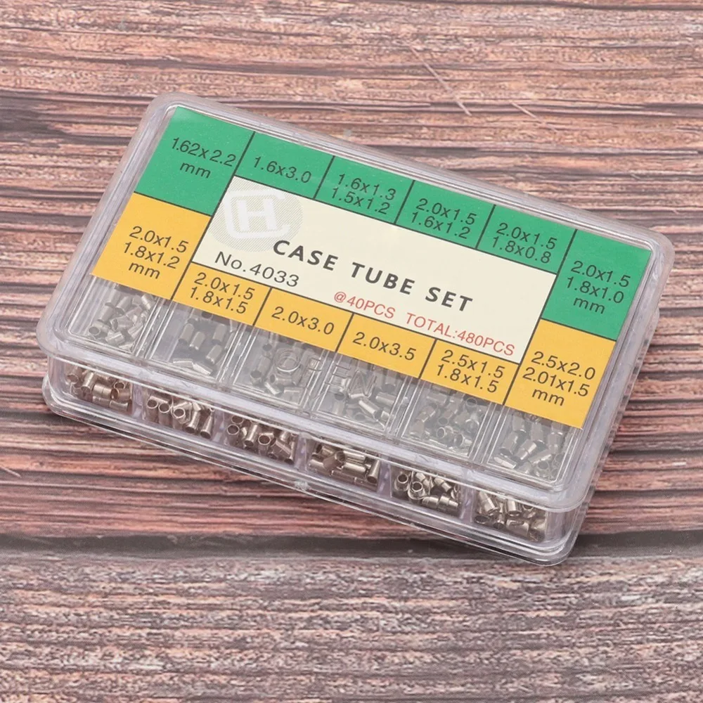 Long-Lasting Stainless Steel Watch Case Tube 12 Sizes Watchmaker Accessory Watch Parts Watchmaker Workshop