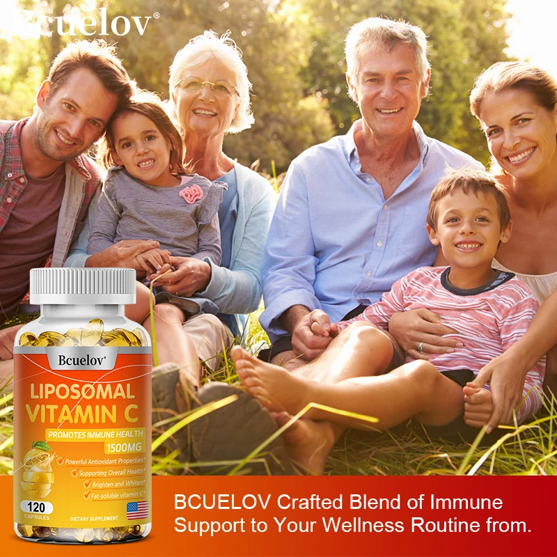 كبسولات فيتامين C بالليبوسومال - مضادات الأكسدة القوية، تعزز إنتاج الكولاجين، وتوهج البشرة، ويدعم صحة القلب والمناعة #6