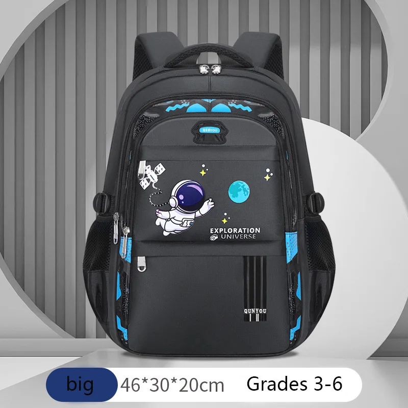 NONE Kinderrucksack Kinder Schultaschen für Jungen Astronaut Schulrucksack Wasserdicht Primäre Büchertasche Mochila Infantil 8