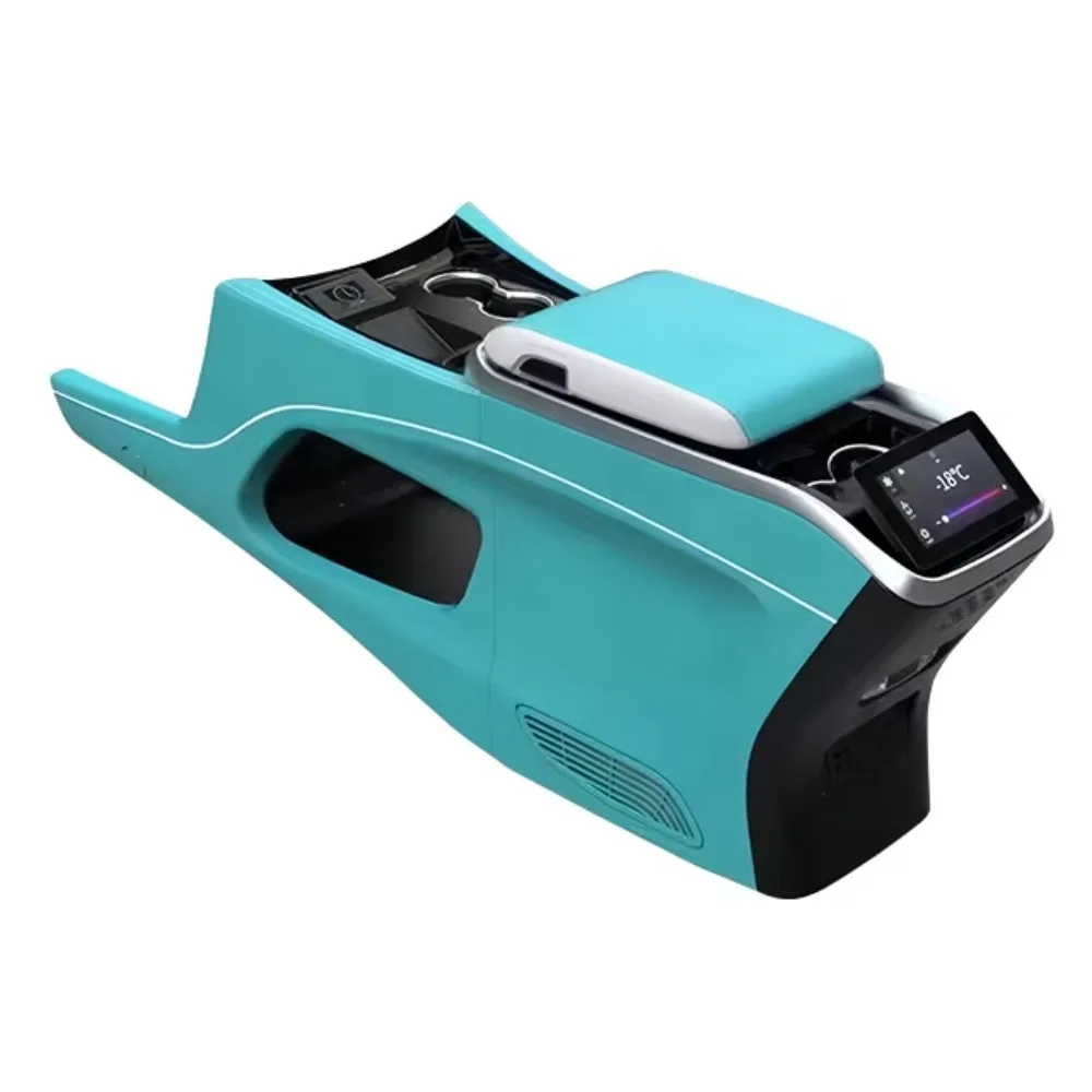 V260 w447 armrest box central storage box with wireless charging touch screen armrest box modification