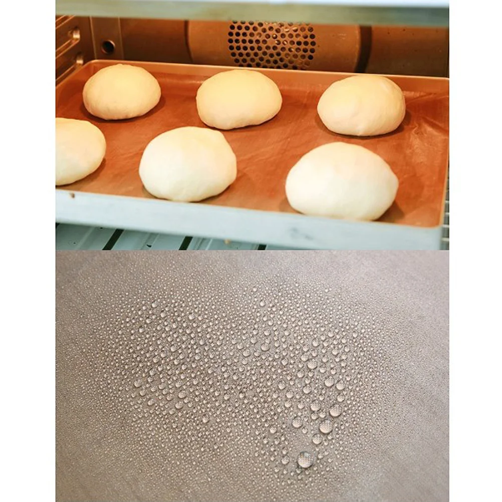 2pcs 40X60Cm Non-Stick Cloth High Temperature Reusable Baking Sheet Mat For Oven Bbq Cake Baking Tray Cloth Kitchen Countertop