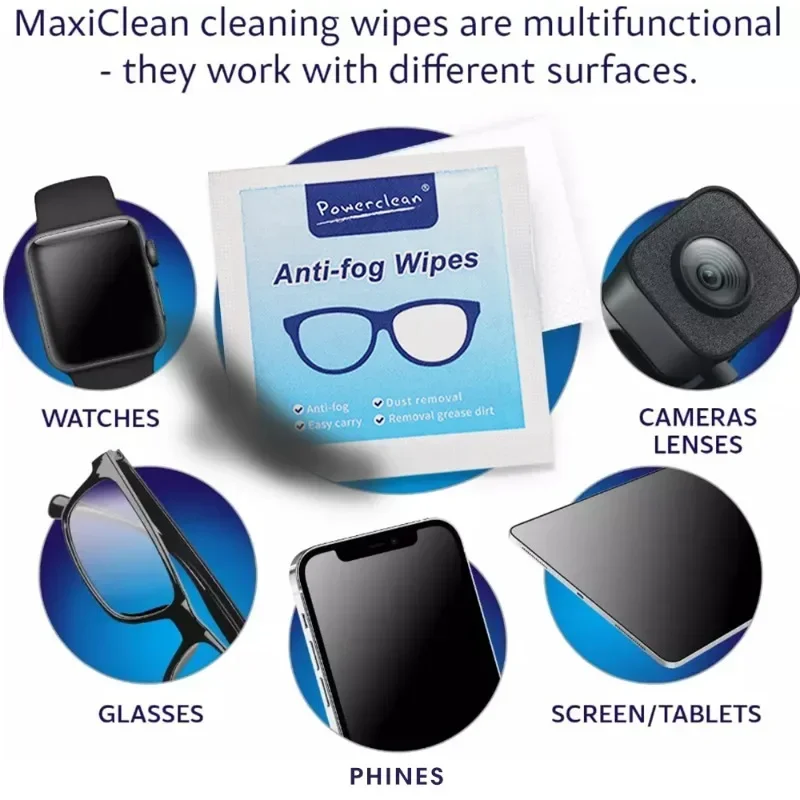 10-100Pcs Glasses Cleaning Wet Paper Disposable Anti Fog Misting Dust Remover Lens Wipes Sunglasses Phone Screen Cleaner image 6
