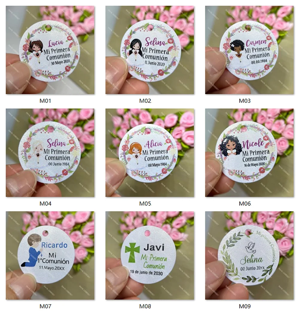 Aanpassen Eerste Communie Gunsten Tag, Jongen Of Meisje Communie Tag Girl Communion Gunst Diy Tag, Personaliseren