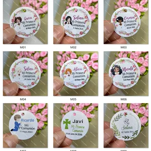 Anpassen der ersten Kommunion -Gefälligkeit Tag, Jungen oder Mädchen Kommunion Tag Girl Communion DIY -Tag, Anpassen 8 Hauptverkäufe Erste Kommunion Erinnerung - №6