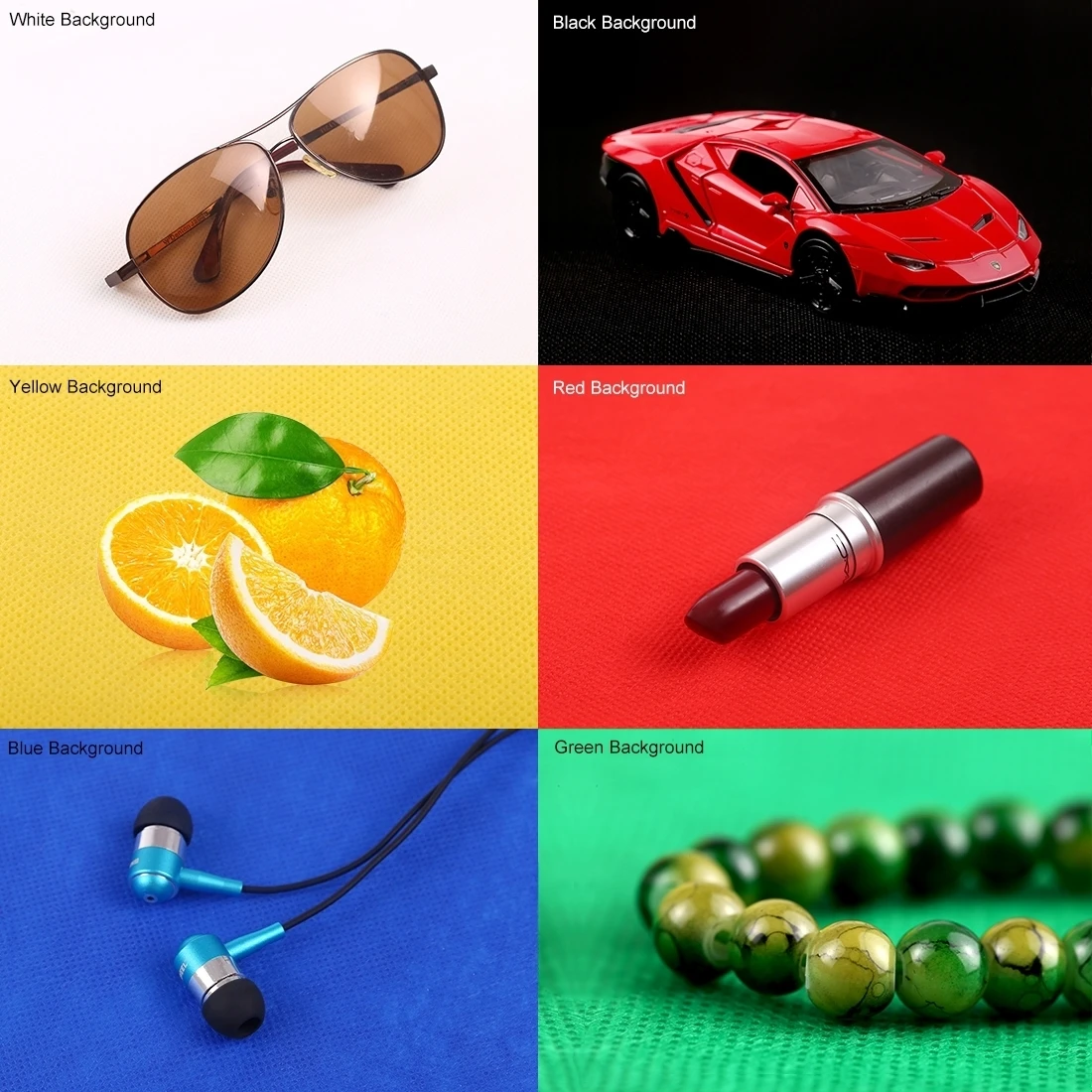 20cm Mini Folding Portable 550LM LED Light Photo Lighting Studio Shooting Tent Box Kit with 6 Colors Backdrops Mini LED Box