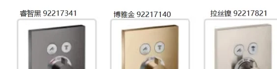 Pancuran tersembunyi dengan penutup lubang penutup dekoratif saluran keluar air 2 arah 15763000