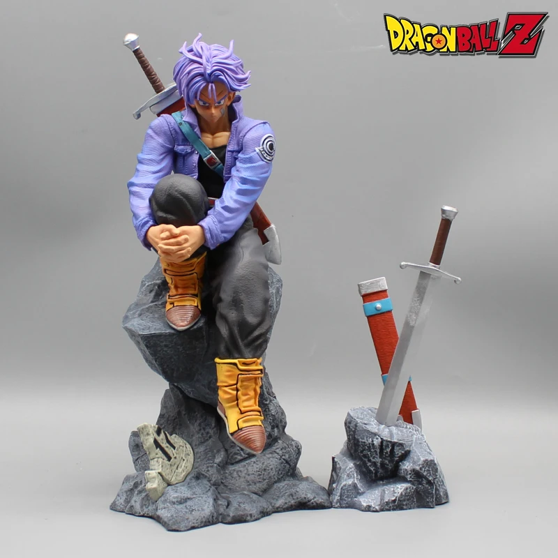 

Dragon Ball Z RP Action Figure Anime DBZ Trunks Figuras Toys Manga Figurine 28cm GK Statue Collection Model Ornaments Kids Gift