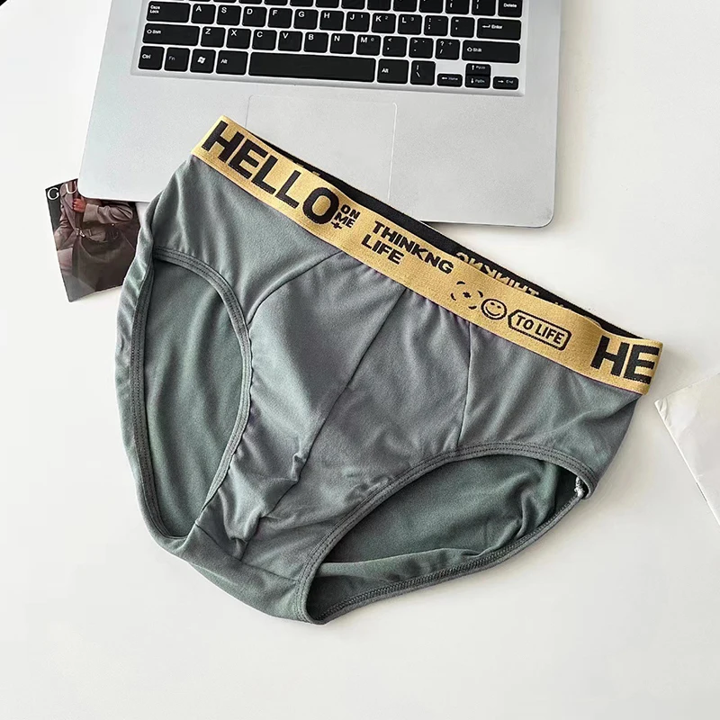 سراويل داخلية ناعمة جيدة التهوية للرجال ، سراويل داخلية رياضية ، ملابس داخلية شخصية ، سراويل داخلية كبيرة الحجم ، سراويل داخلية للرجال ، 3 * *