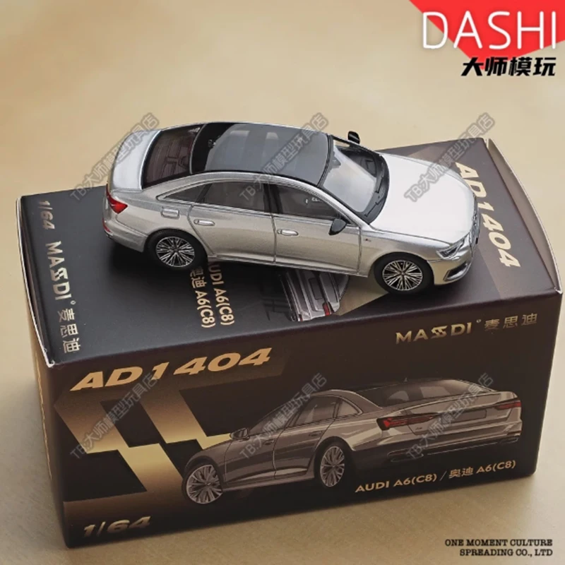 

MASSDI Diecast 1/64 Scale Audi A6 C8 Alloy Simulation Car Model Classic Collection Souvenir Model Boy Gift Static Display