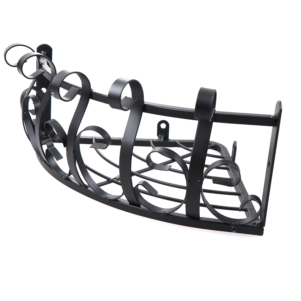 

Iron Art Flower Pot Rack Wall Mounted Flower Shelf Hanging Semicircle Flower Stand Hanging Basket Flower Pots Decorative Indoor