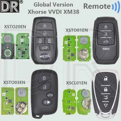 DR Xhorse VVDI XM38 Global Version Universal Car Smart Blank Key XSTO01EN XSTO20EN XSTO03EN XSCL01EN For Chevrolet Toyota