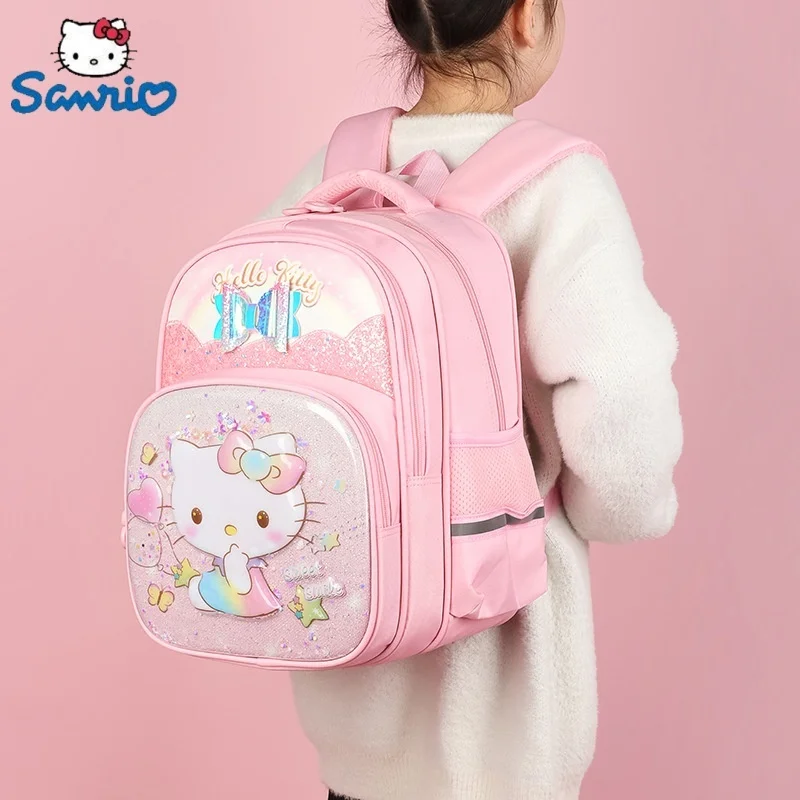 

Sanrio Cinnamoroll Hello Kitty Melody Kuromi сумка через плечо школьная сумка для девочек 1-4 классов подарок для девочек