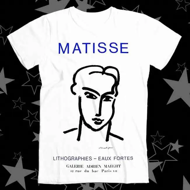 Henri Matisse Exhibition Poster Advertising Galerie Maeght in Paris 1964 Art Best Seller Top T Shirt 232