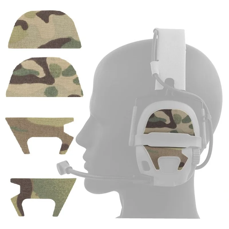 

1 пара тактической гарнитуры GEN6 с волшебной застежкой (стиль AMP), волшебная нашивка для наушников AMP для охоты и стрельбы