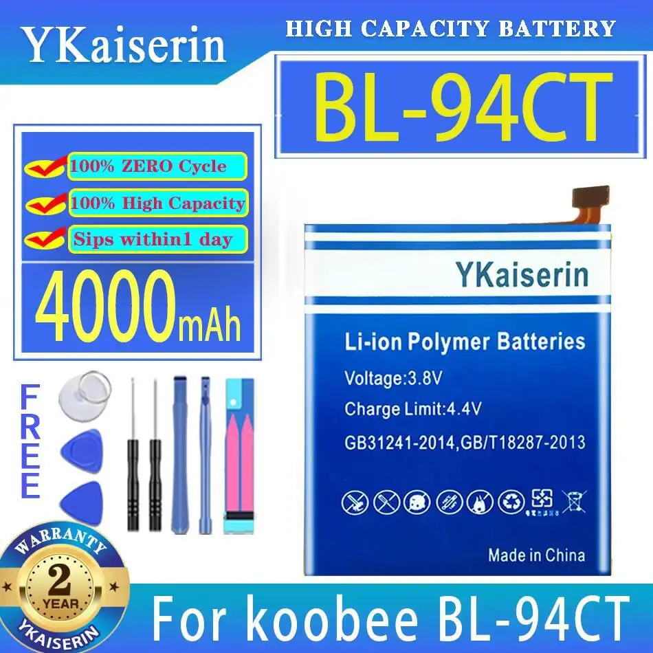 

Для Koobee BL-94CT аккумулятор мобильного телефона 4000 мАч прочный