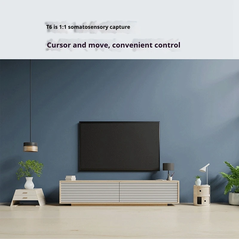 T6 Bluetooth Remote Control Wireless Voice Air Mouse Gyroscope Somatosensory 2.4G Bluetooth Dual Mode Air Mouse