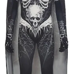 

2025 New loween Cosplay Skeleton Terror Game Digital Print Character Women's Faion Costume Cross-Border Summer Outfit