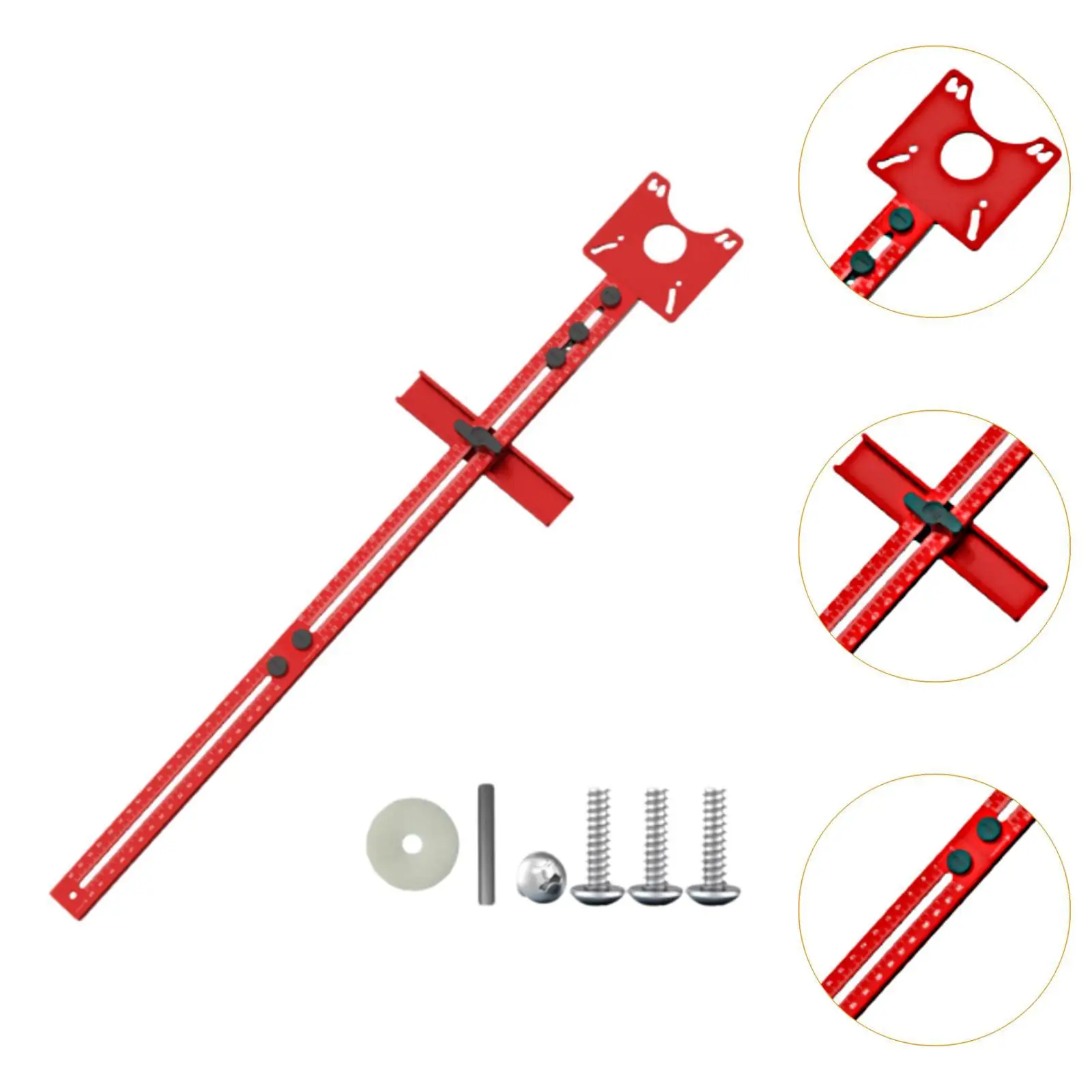 Router Circle Milling Guide Set for Trimming Machine Adjustable Flip Board