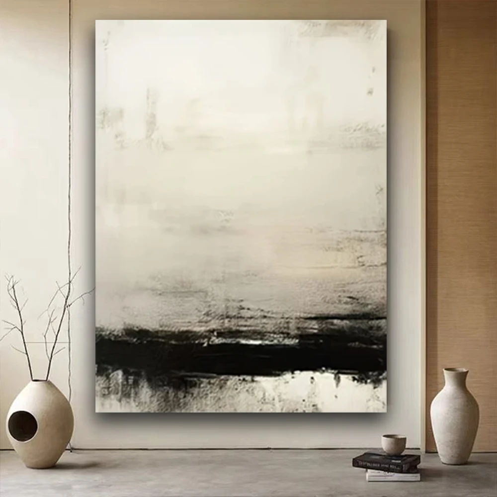 Cheap Abstract Canvas Mural Wall Art Picture 100% Handmade Line Oil Painting Hanging Poster For Living Room Decor No Framed