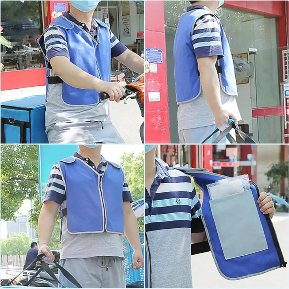 Cooling Ice Vest para homens e mulheres, atividades ao ar livre, verão, 24 sacos, quente, trabalhando