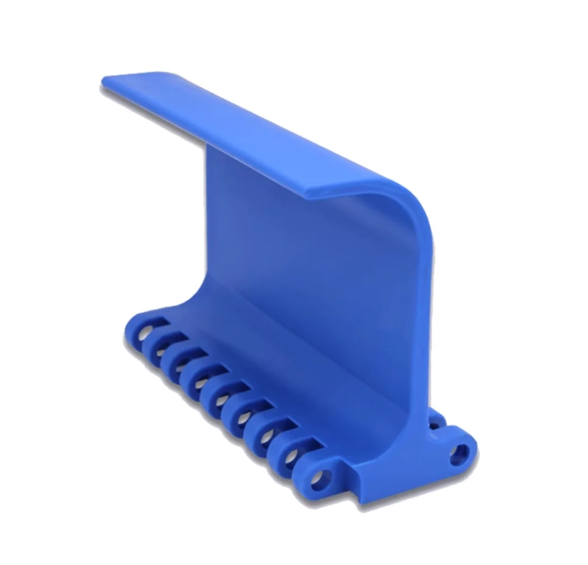 5pcs H:100/150mm Pitch:50.8mm OPB Blue Plastic Curved Mesh Spoon Shaped Baffle Modular Conveyor Chain