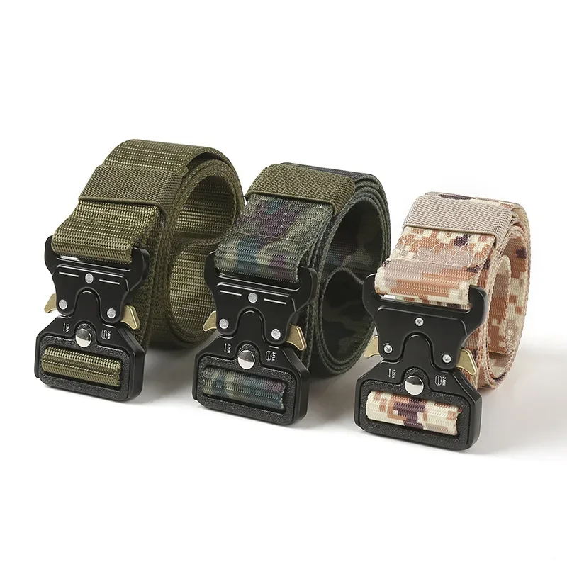 Outdoor Men\'s - Belt Unisex Function  Survival High Quality Nylon Sports Cycling Camouflage Belts Luxury