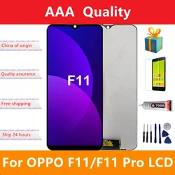 6.53'' Original For OPPO F11 F 11 LCD CPH1913 Display Screen Touch +Frame Digitizer Assembly For OPPO F11 pro CPH1969 Display