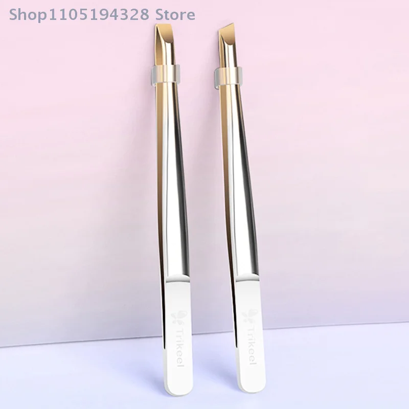 [MP] Pinzetta multifunzione a punta piatta in acciaio inossidabile ad alta precisione per modellare le sopracciglia Depilazione del viso Ciglia finte Handli