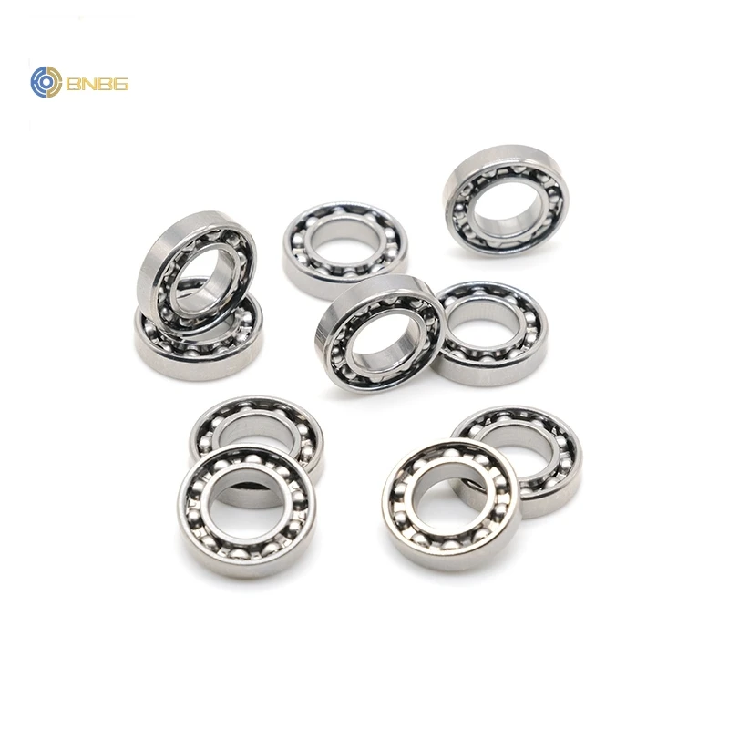 10pcs 7x13x3mm SMR137ABEC-7mm Stainless Steel Bearing Open Type SMR137 Bearings 7x13x3mm Stainless Steel Ball Bearings
