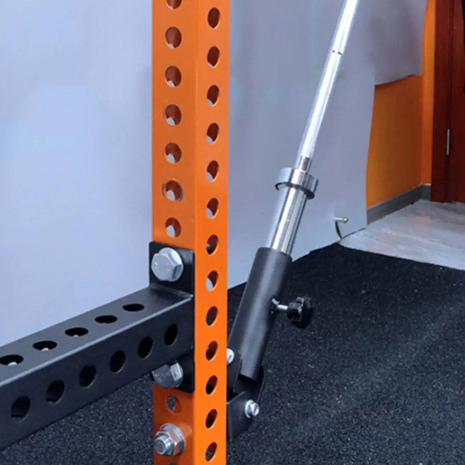 Multifunction Barbell Support Rack Flex Bar Gym Tools Cables T Shaped Row Attachment for Fitness Routine