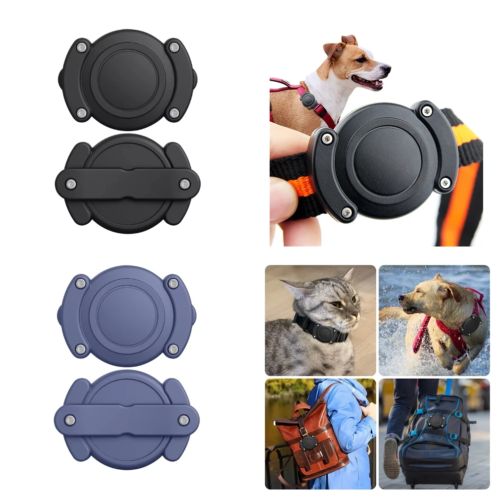 Capa à prova d'água para etiqueta de ar, suporte para coleiras de cães e gatos, durável, rastreador gps, capa de etiqueta, dispositivo anti-perda ﻿