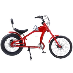 Motorised / motorized bicycle chopper scooter 24inch/20inch snow tire 2 stroke 80cc engine bike