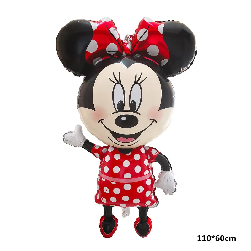 Cartoon Disney Mickey Minnie Mouse Foil Balloons Baby Shower Birthday Theme Party Decorations Kids Classic Toys Air Globos Gift