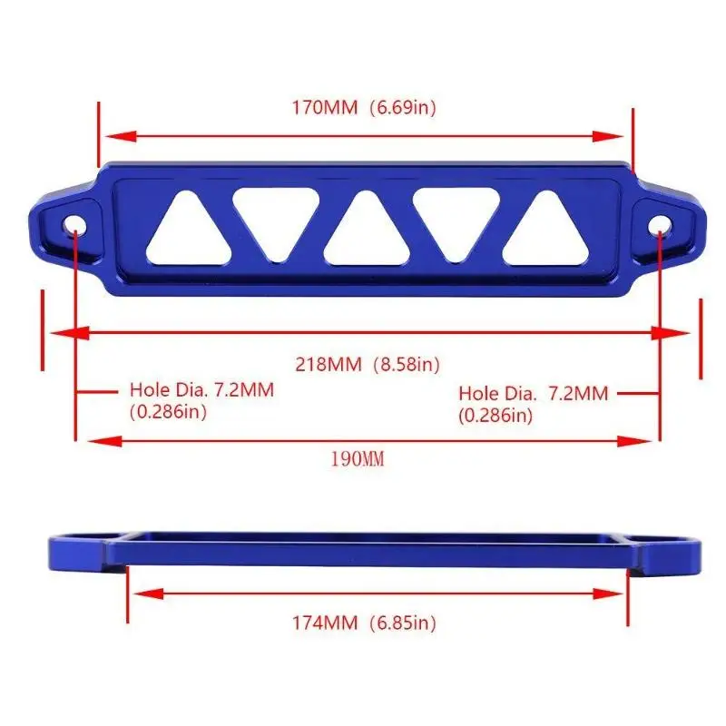 For Honda Civic EK EG Aluminum Universal Battery Tie Down Mount Holder Bracket