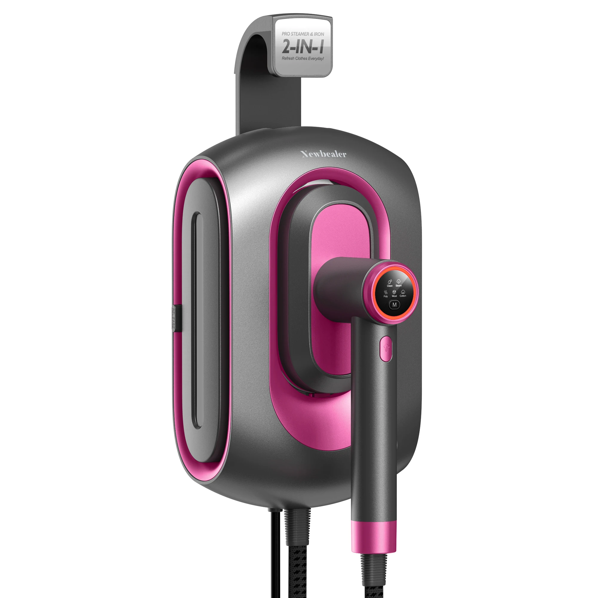 New Portable Iron Steamer for Clothes with Adjustable Temperature Electric Steam Iron Garment Steamer