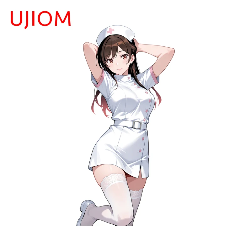 UJIOM Chizuru Mizuhara مغر Waifu كبير الثدي الجدار ملصق فني حيوي جذاب ملصق مناسب لديكور خزانة الملابس #5