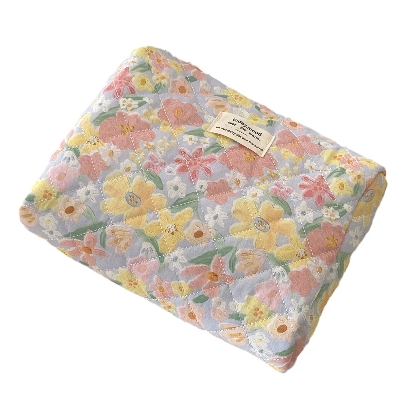 Vintage Sweet Flower Ladies Cosmetic Bag Fashion Novel Cute Women\'s Makeup Cases Casual Floral Retro Female Storage Bags Purse