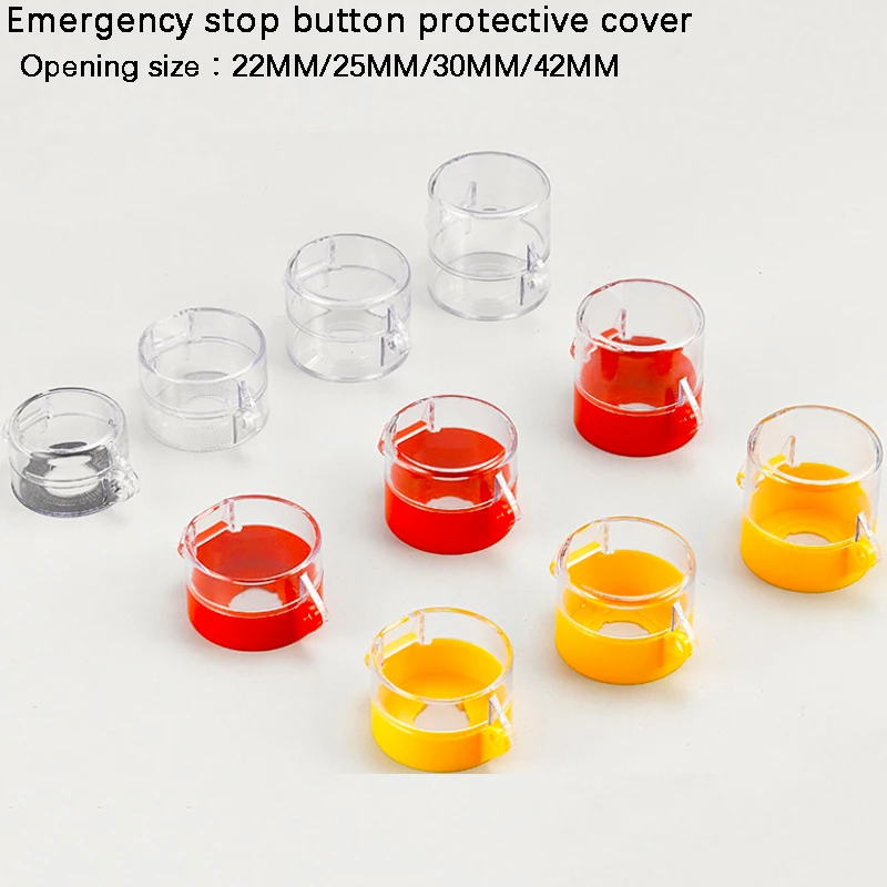 Button switch protective cover protective cover against loss elevator emergency stop 16/22mm accessory round waterproof protecti