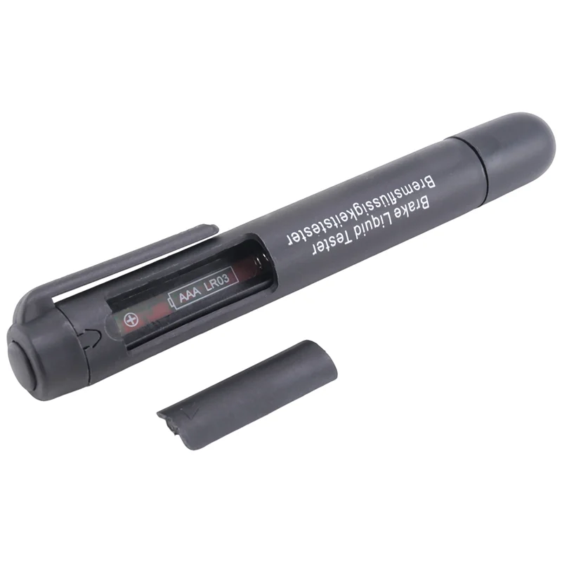 F-T Black Brake Fluid Tester Digital Brake Fluid Tester Brake Fluid Moisture Analyzer With 5 LED Indicators